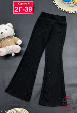 Штаны для девочки на резинке