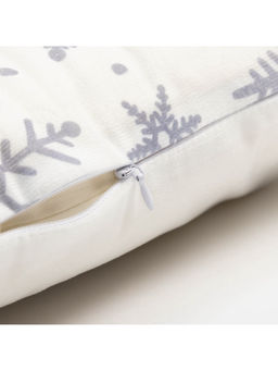 Наволочка декоративная новогодняя Этель. Снежинки 40?40 см, 100% п/э