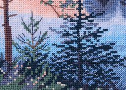 Набор для вышивания PANNA PS-7340 На берегу Байкала 16.5 х 16.5 см