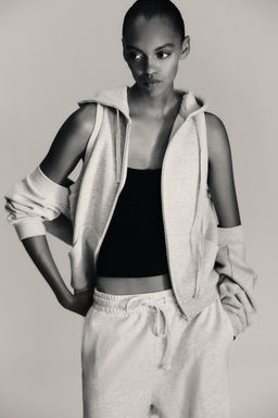 FLEECE HOODED GILET - Zara фото 5