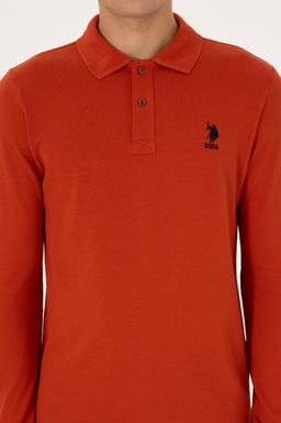 Erkek Kiremit Basic Sweatshirt - U.s. polo assn фото 6