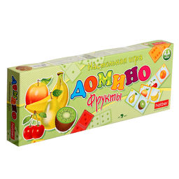 Настольная игра «Домино. Фрукты», 28 карточек, от 2 игроков, 3+