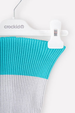 КВ 20264/светло-серый,тем.минт шапка дет