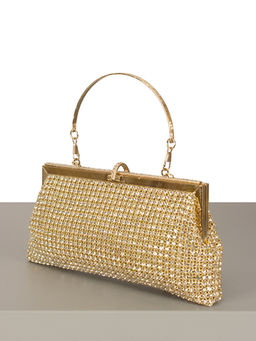 LACCOMA сумка STH01629-золотой стразы хлопок