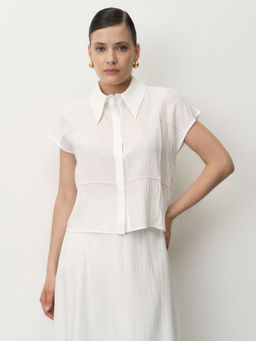 Блуза из вискозы 5011946 белая