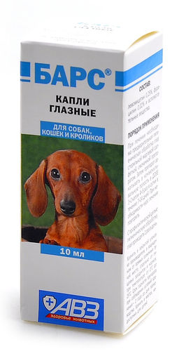 (Рецептурный) Барс Капли глазные для кошек и собак АВ126