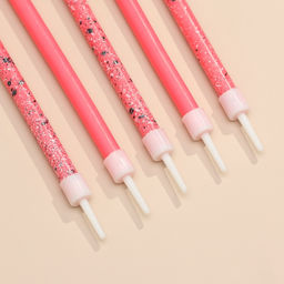 Свечи для торта Блестящая вечеринка, 6 шт., розовые, высокие - Страна карнавалия фото 4