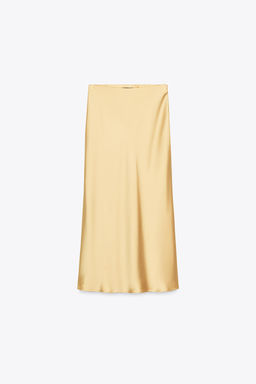 SATIN MIDI SKIRT - Zara фото 5