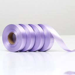 Цена за 4 шт. Лента для декора и подарков, сиреневый 2 см х 45 м