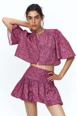 Blusa cropped de algod?n - H&m фото 6