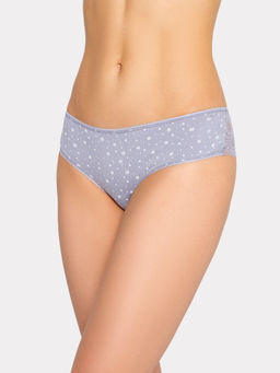 Цена за 2 штуки! Трусы женские шорты в сером цвете со снежинками снежинки на сером 412265