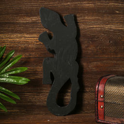 Панно настенное дерево Геккон черный с черепашкой 1х11х30 см - Simaland фото 5