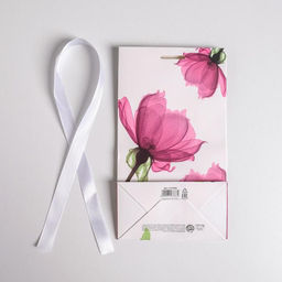 Цена за 2 шт. Пакет подарочный с лентой, упаковка, Хорошего настроения, 13?23?7 см