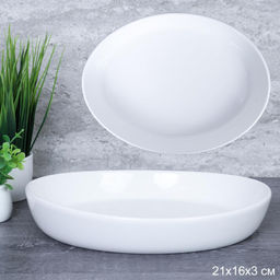 Блюдо для запекания 21см, фарфор арт. WD-1420 (722888)