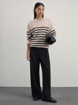 Джемпер в полоску из вискозы / Zarina  фото 2