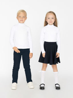 699Б Джемпер-водолазка белый (116)