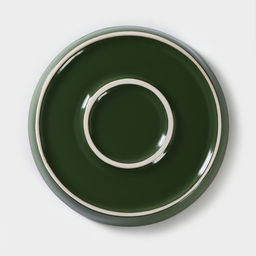 Блюдо фарфоровое Punto verde, d=17.5 см