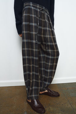 ZW COLLECTION CHECK TROUSERS - Zara фото 2