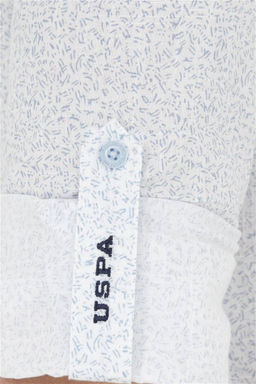 Мужская синяя рубашка с длинным рукавом Неожиданная скидка в корзине - U.s. polo assn фото 7