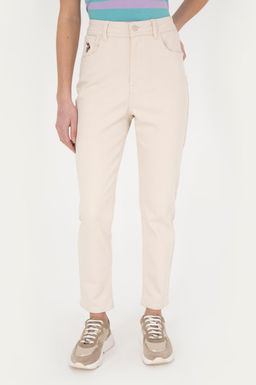 Женские бежевые джинсовые брюки - U.s. polo assn фото 9
