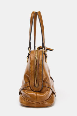 BOLSO MINI BANDOLERA / Tostado oscuro - Zara фото 4