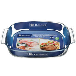 Форма для выпечки жар 2,9л прямоуг 34,4*22,3*6,1см DANIKS,OCT-NR5607/DNX29R (222738)