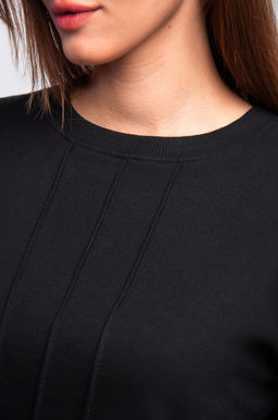 Арт. 2531 Костюм с брюками женский 44-50 (4 шт) Цвет:верх-черный,низ-черный - Калинка фото 13