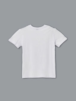 Bisiklet Yaka Atat?rk Bask?l? Erkek ?ocuk Ti??rt