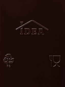 Хлебница малая с крышкой IDEA, 31.5×25.4×15 см, пластик, коричневая