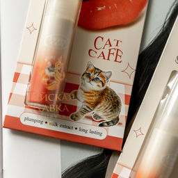 Тинт для Губ и Щек Глянцевый Sweet Cafe (01 Cat Cafe, Коралловый) BABY BRIGHT, 2.8 гр