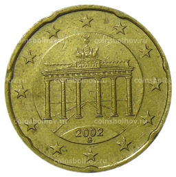 20 евроцентов 2002 года G Германия