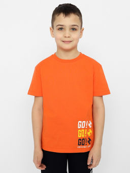 CRB wear/CSKB 63657-29 Футболка для мальчика,оранжевый/Ex.Cherubino