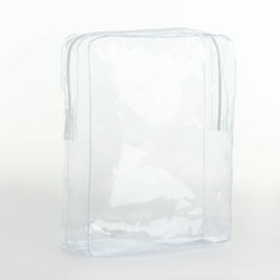 Цена за 2 шт. Косметичка на молнии для бассейна, прозрачная