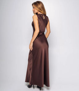 Платье #ОКТ095014, шоколадный