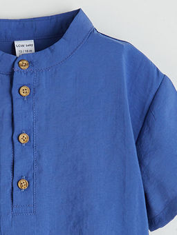 Hakim Yaka Erkek Bebek G?mlek ve ?ort 2li