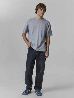 Футболка базовая прямая мужская серая - Mark formelle фото 2