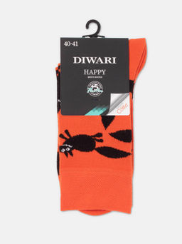 Цена за 2 пары. Носки мужские DIWARI HAPPY Хлопковые носки с рисунками - Conte elegant фото 5