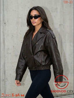 Кожаная куртки весенняя - Bruno фото 3