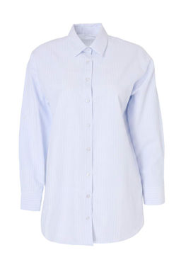 Yesil-Cok Renkli Cizgili Dokuma 100% Polyester Gomlek TBESS26GO00015 - Trendyolmilla фото 4