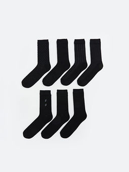 Bask?l? Erkek Soket ?orap 7li