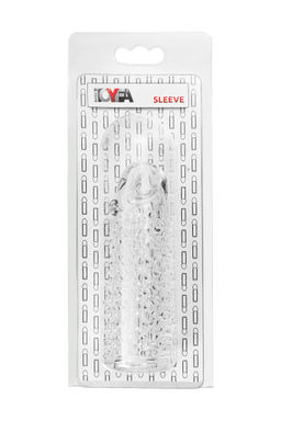 Насадка на пенис TOYFA Basic, TPE, прозрачный, 12,5 см