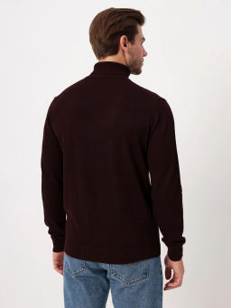 Джемпер мужской GREG G123-DA491 бордо/черный  фото 6