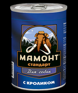 Мамонт Стандарт Кролик д/соб. 0,97 кг. ж/б ЦБ-00042673