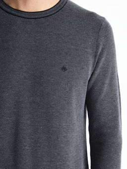 Bisiklet Yaka Erkek Triko Kazak