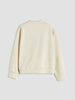 K?z ?ocuk Soft Touch Fermuarl? Sweatshirt