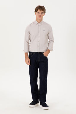 Мужские темно-синие джинсовые брюки