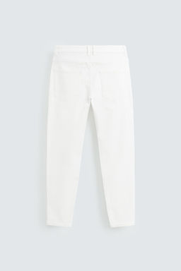 JEANS SKINNY FIT CROPPED / Blanco roto - Zara фото 8