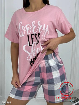 пижама женская с шортами - Bruno фото 2