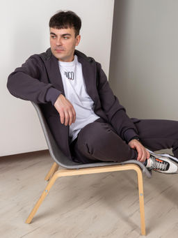 Мужской Спортивный костюм БГ016 Темный графит от Спортсоло - Sportsolo фото 10