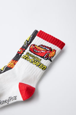 1-6 YEARS/ 2-PACK OF CARS LIGHTNING MCQUEEN  DISNEY SOCKS